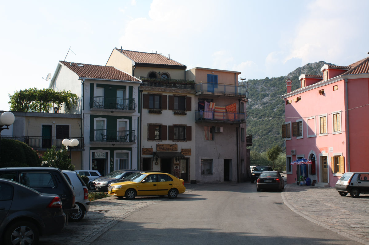 Village centre of Virpazar on Lake Skadar, Montenegro